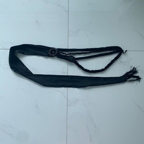 Silk necklace belt scarf - Picture 1 of 2